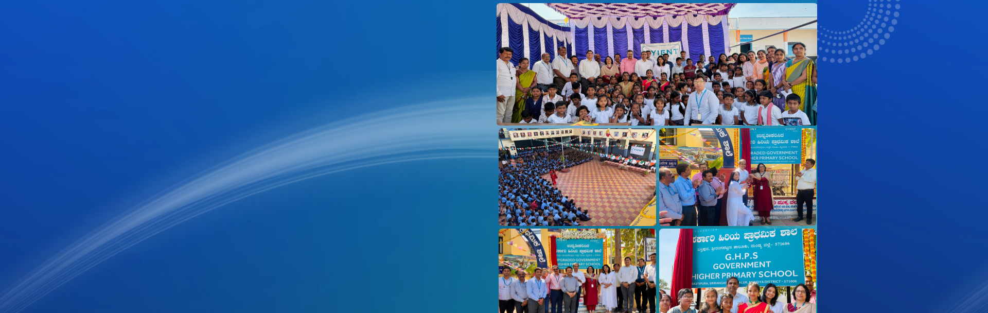 Cyient DLM Enhances Education Infrastructure  in Two Government Schools in Mysuru